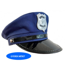 Rendőr sapka kék színű,...