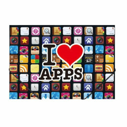 Gumis mappa A4 PP Apps