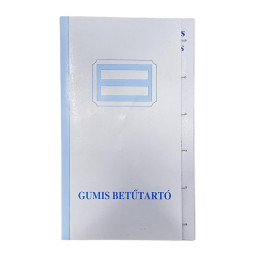 Betűtartó gumis