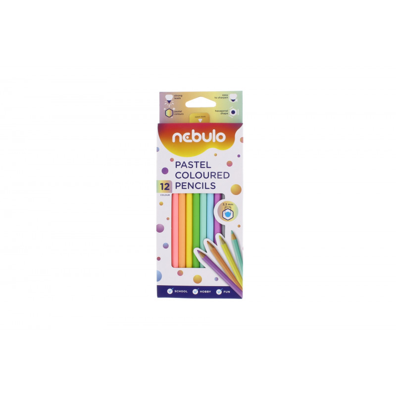 Nebulo Pastel színes ceruza 12db-os