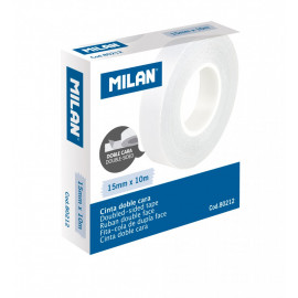 Milan kétoldalas ragasztószalag 15mmx10m