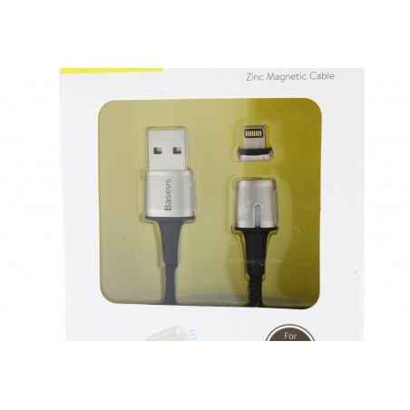 Baseus 2,4A Micro kábel USB/iPhone mágneses töltőfej 2m