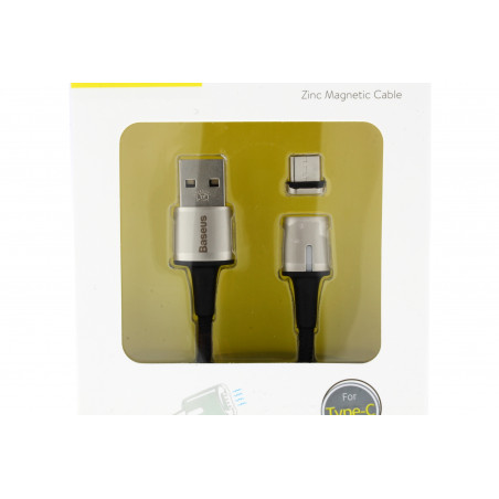 Baseus 2,4A Micro USB kábel, mágneses C típusú 3A 2m