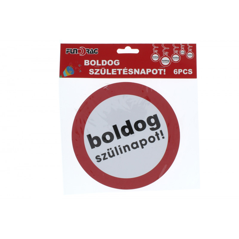 Függő spirál \"Boldog szülinapot!\"